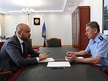 Вячеслав Федорищев встретился с заместителем генпрокурора России Николаем Шишкиным