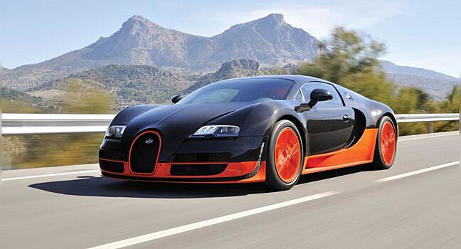 Bugatti Veyron назван автомобилем, который дважды побил рекорд по скорости