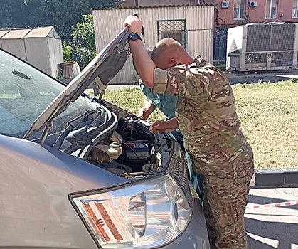 Таможенники Таганрога отправили конфискованный автомобиль в зону СВО