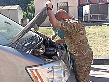 Таможенники Таганрога отправили конфискованный автомобиль в зону СВО