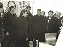 Фотомарафон "100-летие ТАССР": визит Владимира Долгих на Татнефть, 1987 год