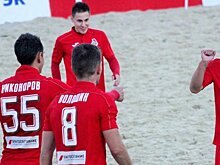 «Кристалл» забил 7 голов в ворота «Спартака» в матче чемпионата России по пляжному футболу