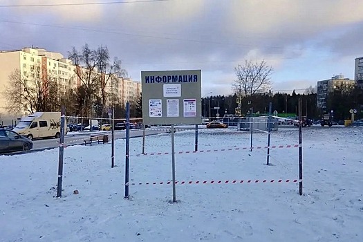 В Старом Крюкове подготовили площадку для запуска фейерверков