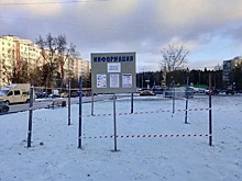 В Старом Крюкове подготовили площадку для запуска фейерверков