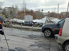 На переезде в районе Лепсе залатали ямы