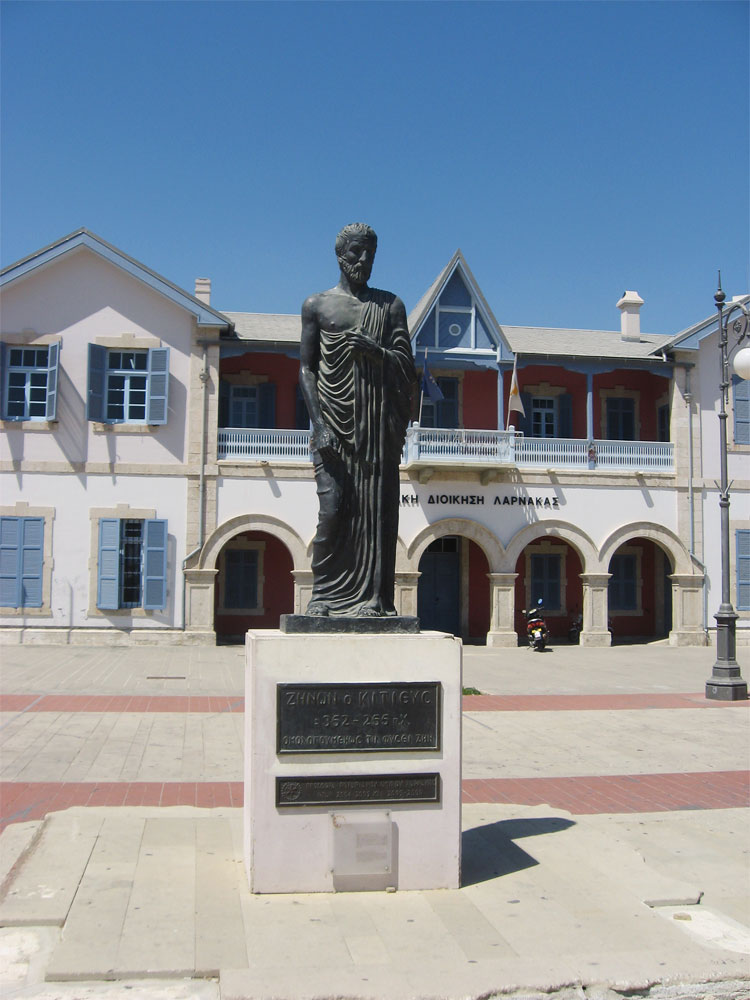 Памятник Зенону, Ларнака, Кипр, Европа