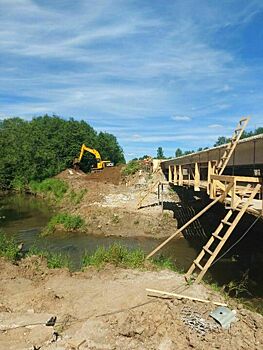 Мост через реку Малая Кордяга в Зуевском районе будет отремонтирован к сентябрю