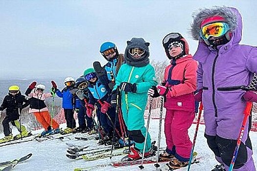 Тренировочные сборы на склонах ГЛК «Хехцира» провели юные спортсмены