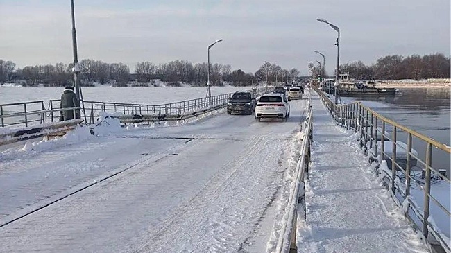 Разрушенный ледоходом мост в Павлове открыли после ремонта