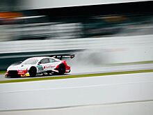 Рене Раст на поуле предпоследней гонки сезона DTM в Хоккенхайме