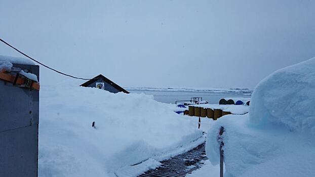 Рекордный уровень: украинских полярников засыпало снегом