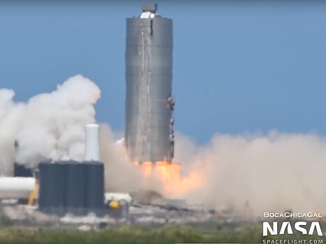 Очередной прототип корабля Starship компании SpaceX прошел огневые испытания (ВИДЕО)