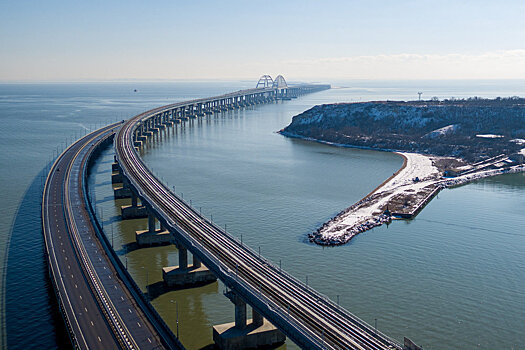 Новогодний трафик по Крымскому мосту превысил прошлогодний на 12%