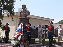 В Сирии открыли памятник погибшему герою из Оренбуржья Александру Прохоренко