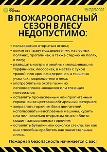 В экоцентре «Экошкола Кусково» рассказали про пожароопасный сезон