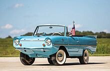 Amphicar 770 1961–1968 — самая быстрая лодка на суше и автомобиль на воде