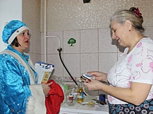 Снегурочка вышла в рейд газовой безопасности