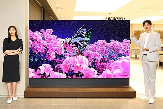Samsung представила премиум-телевизор с 114-дюймовым экраном за 12 млн рублей