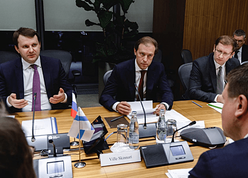 Денис Мантуров встретился с Министром внешней торговли и международного развития Финляндии