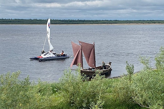 Архангельские мореходы завершили сложнейший морской переход на карбасе в Сибирь