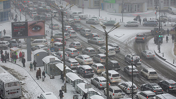 Москва встала в 7‑балльных пробках