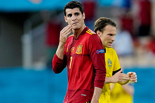 Испания установила рекорд Евро по владению мячом в матче со Швецией