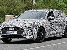 Новый Audi A4 Avant заметили на тестах с большими дисплеями внутри