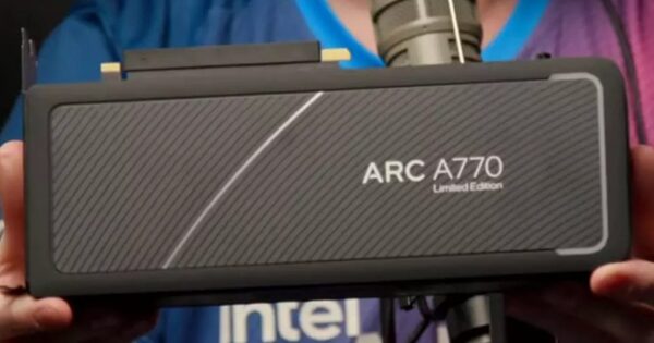 Intel представила настольную эталонную видеокарту Arc A750 ограниченной серии