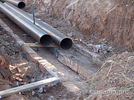 Ремонт повреждённого водопровода на улице Баранова в Ижевске обещают закончить 30 декабря