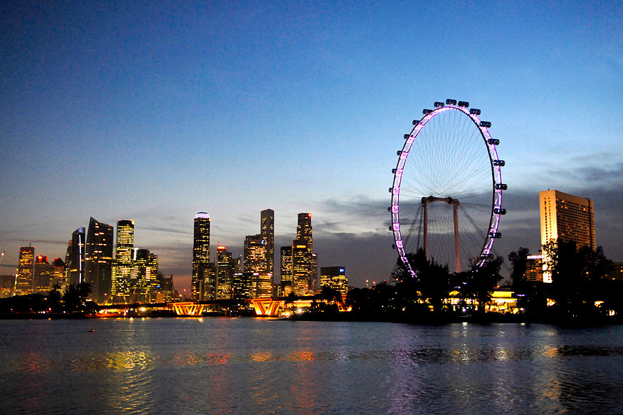 Колесо обозрения Singapore Flyer, Сингапур, Азия