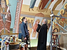 В Кыргызстане завершают роспись главного православного храма