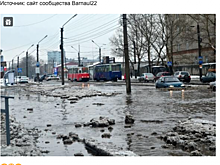 Барнаул заливает талой водой