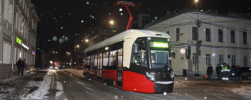 В Нижнем Новгороде до конца февраля на маршрут выйдет новый трамвай «МиНиН»