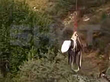 SHOT: в Северной Осетии спасли раненого осла, который неделю сидел в обрыве