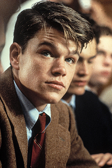 Мэтт Деймон в фильме «Школьные узы», 1992 год