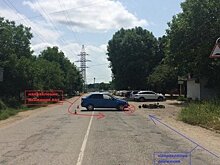 В Майкопе "Калина" сбила мопед