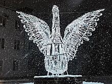 В Гусь-Хрустальном установили светящуюся фигуру гуся