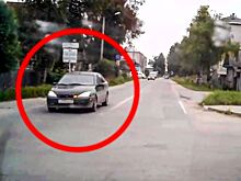 Наплевал на ребенка и пешеходный переход