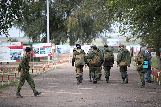 Новую группу волгоградских мобилизованных отправили на полигоны ЮВО