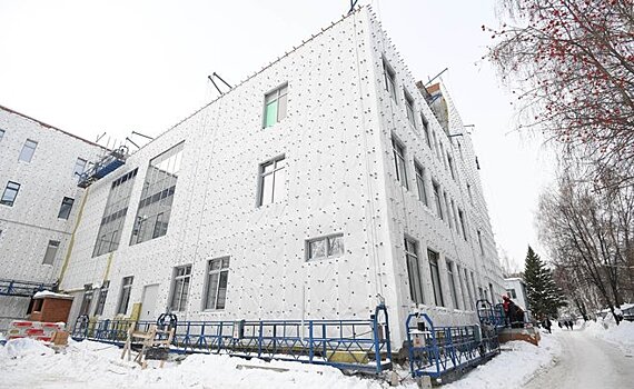 В Казани возводят дополнительный корпус гимназии №18, рассчитанный на 300 человек