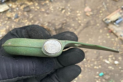 Россиянин нашел во дворе своего дома противопехотную мину