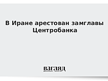 В Иране арестован замглавы Центробанка