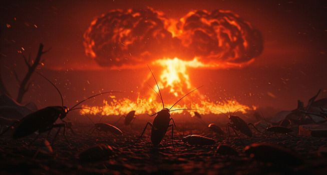 Ученые проверили миф о выживаемости тараканов после ядерного апокалипсиса