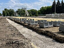 На главной площади в Кузнецке начались работы по водоотведению