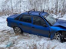 В Самарской области погиб пассажир съехавшего в кювет Daewoo