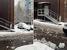 Наледь с крыши в Москве упала на голову генерал-лейтенанту МЧС