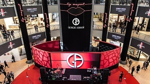 Первый в Европе бутик Giorgio Armani Beauty открылся в Москве