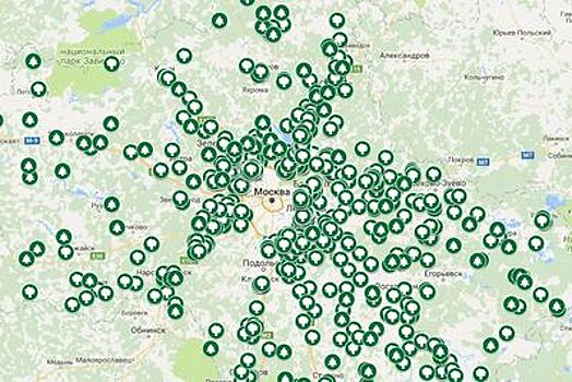 Где пройдет акция «Наш лес. Посади свое дерево» в Подмосковье в 2017 г. Карта