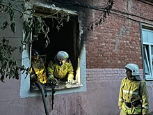 При пожаре в Саратове на Челюскинцев женщина получила ожоги