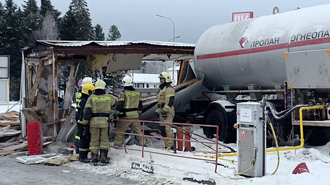 В Ханты-Мансийске на АЗС прогремел взрыв